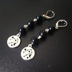 $10 Radical Drop! Star Charts! Interstellar! Moon & Stars Dangle Earrings!
